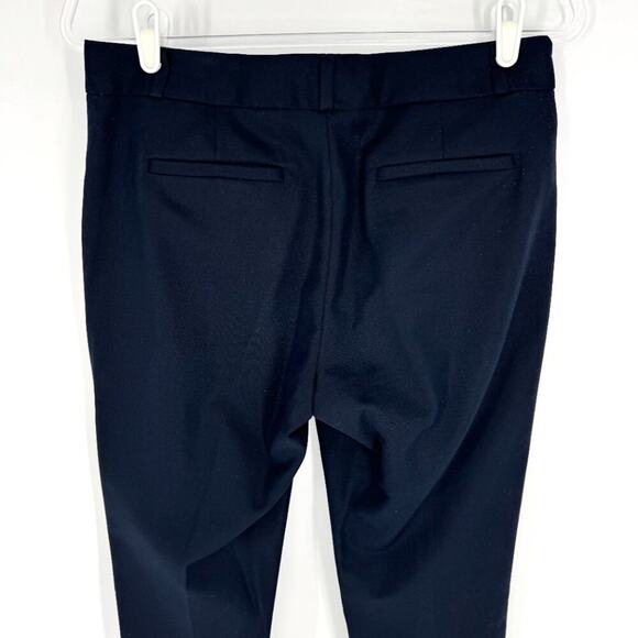 Banana Republic Martin Fit Cotton Stretch Trousers Dark Navy Size 6 - Picture 4 of 9